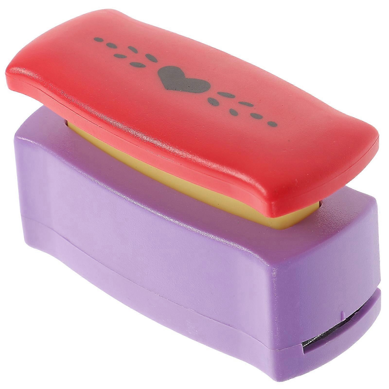 Paper Puncher For Children Made Of Premium Abs Plastic For Crafts DIY Projects In Multi Color 1Pack