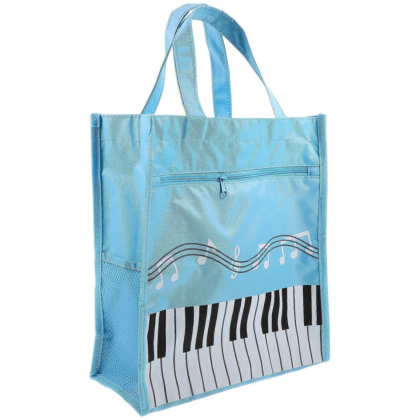 Waterproof Music Instrument Organizer Bag Ideal For Travel And Performance Sky-Blue 1Set