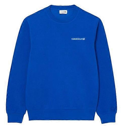 Lacoste Mens Accent Pique Badge Sweatshirt