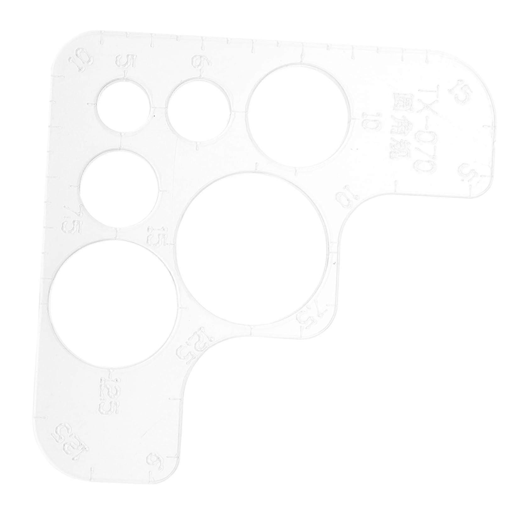 Circle Ruler Template for Drawing Leather Craft Accessories Cutting Tool