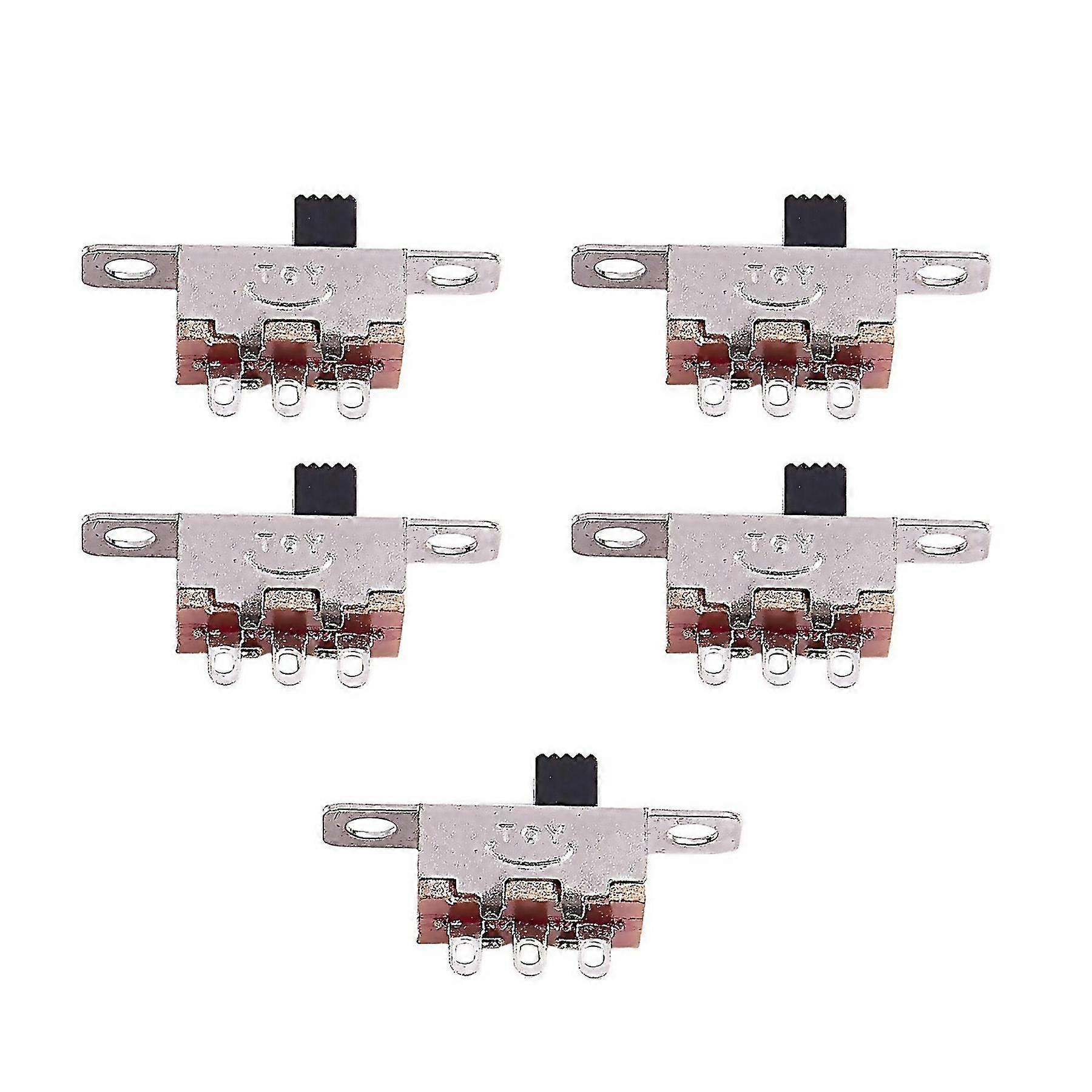 For 5 Pcs X Onoff 2 Position Spdt 1p2t Panel Mini Slide Switch