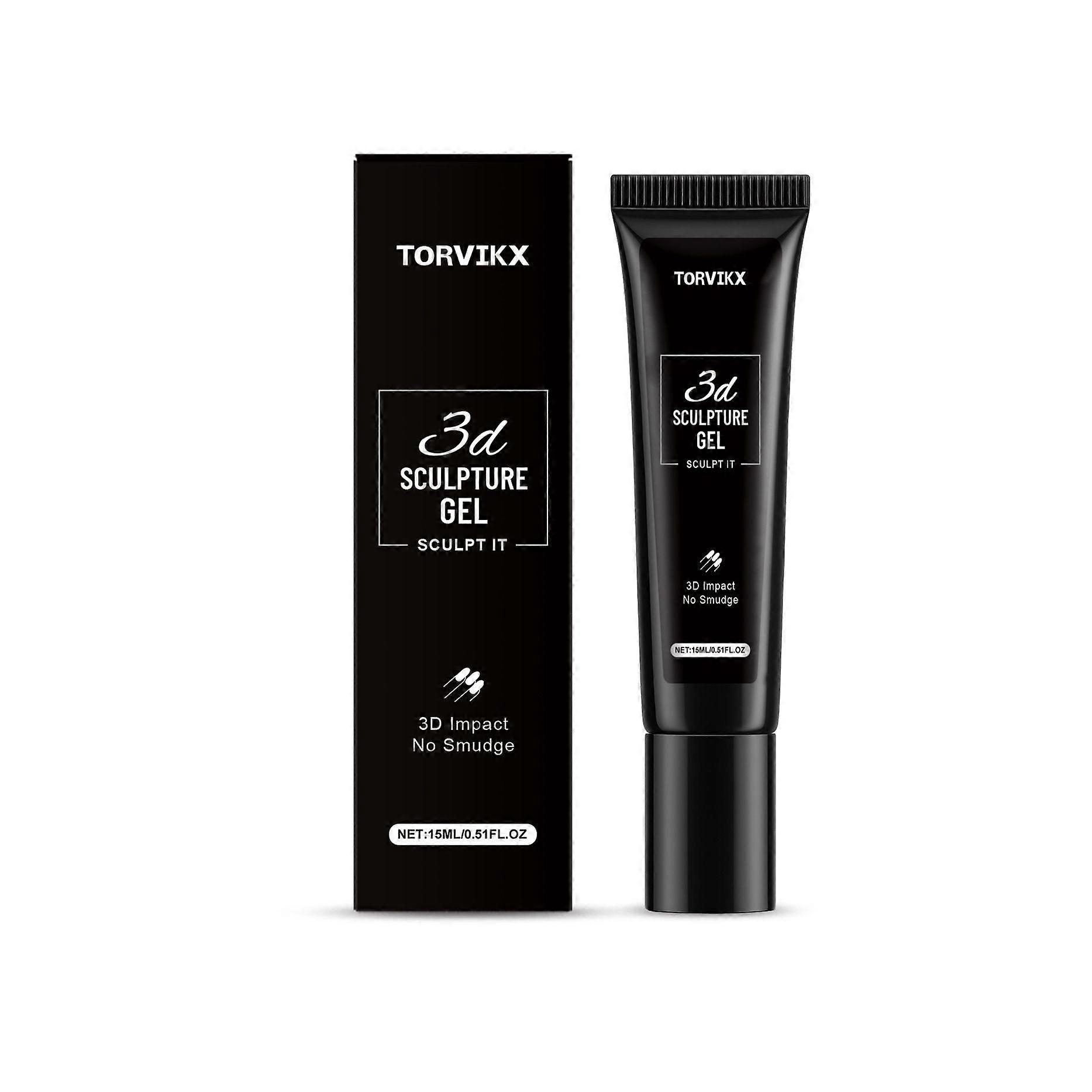 Super Strong Nail Glue Gel: Semi Solid Gel Nail Glue for Press Ons Quick Drying 30-Day Long Lasting Gentle Press On Nail Glue Adhesive, No UV Light Ne