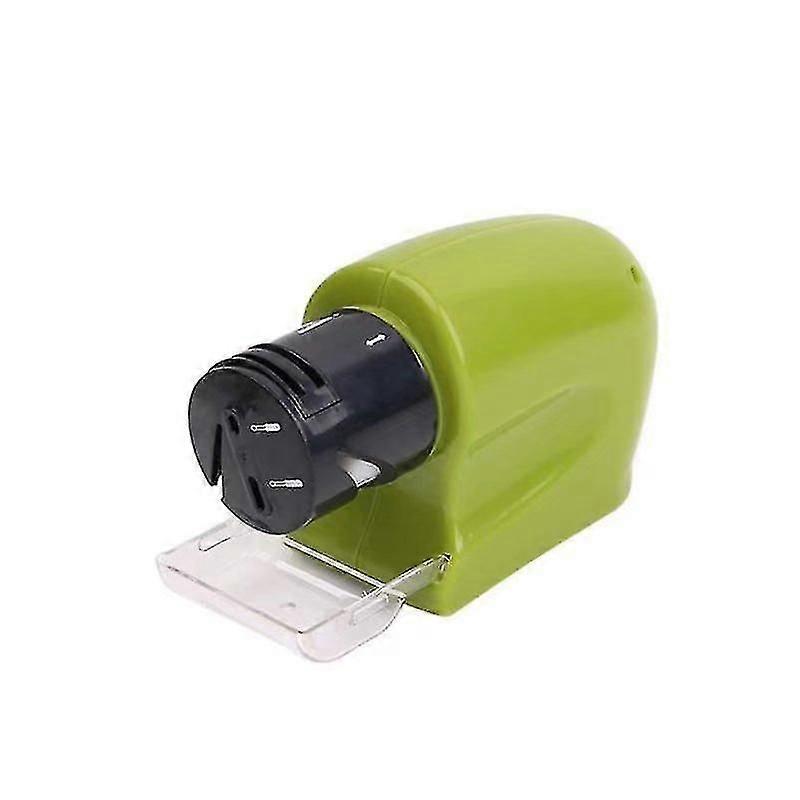 Green Electric Knife Sharpener - Precision Tool (1-Piece)