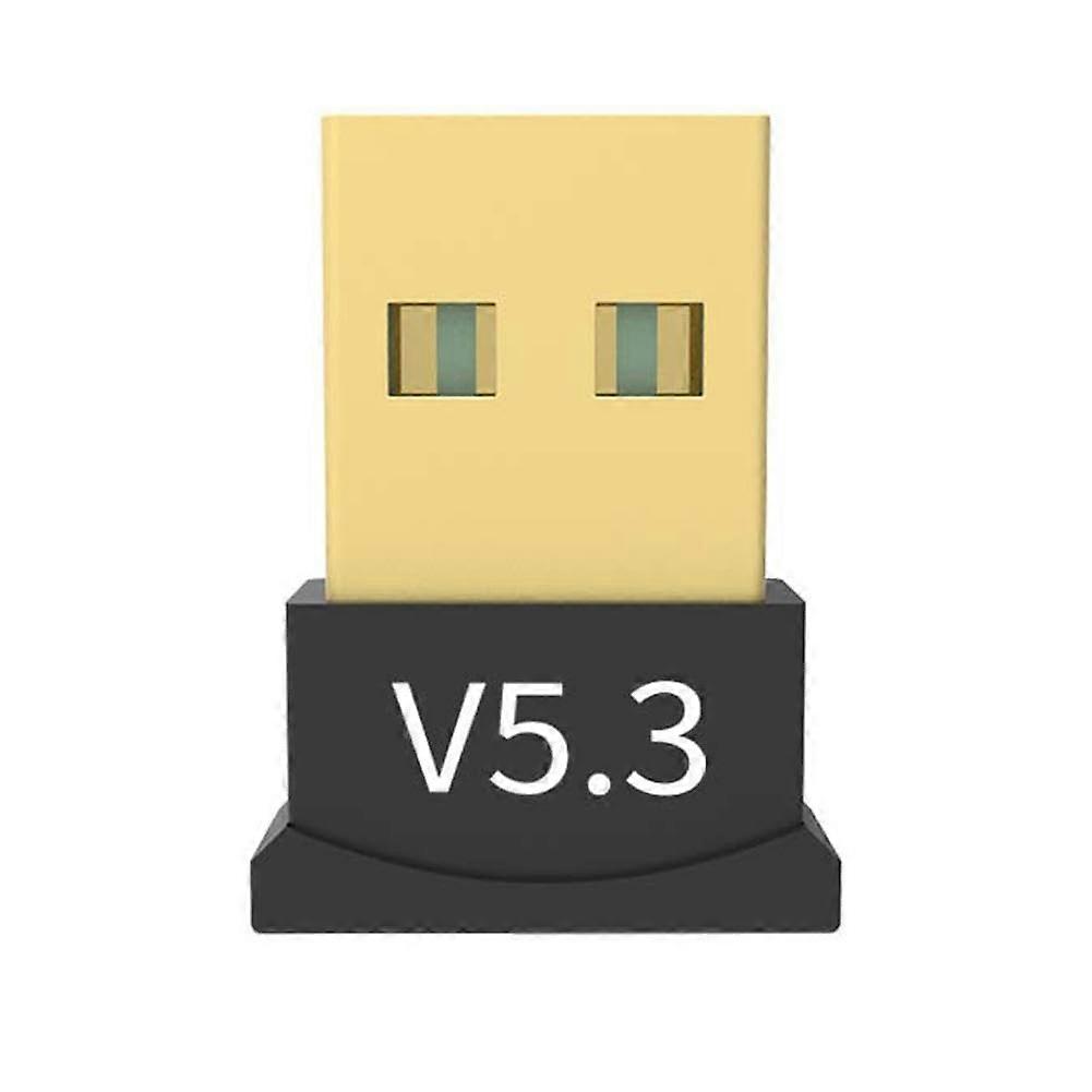 Bluetooth 5.3 USB Adapter for PC, Laptop, Mini Plug  Play Dongle