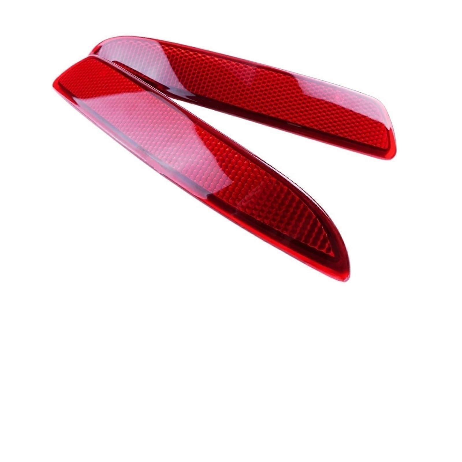 Rear Lights 2x Red Lens Cover Rear Bumper Reflector Without Light for BMW X5 E70 2006-2013 Compatible Replacement