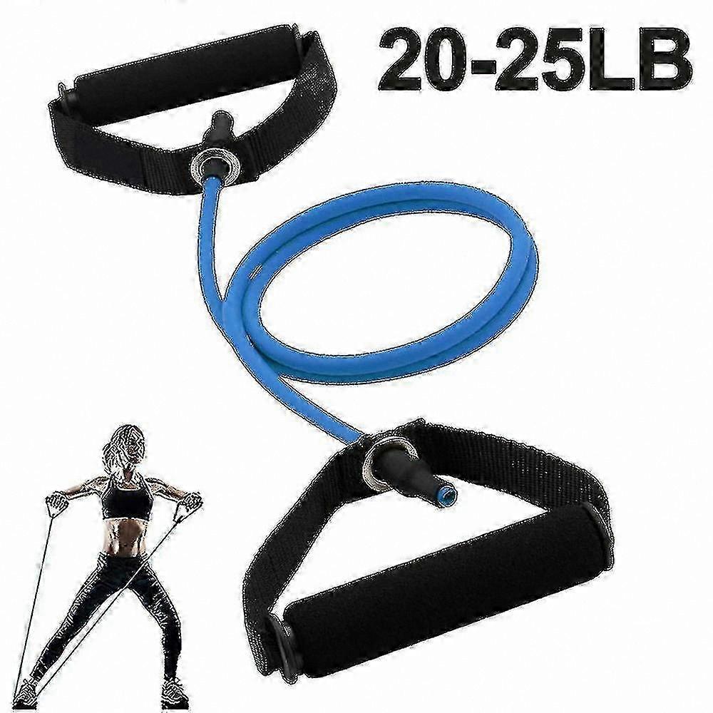 Exercise Resistance Bands Set with Door Anchor, Handles, and Waterproof Feature for Home Workouts