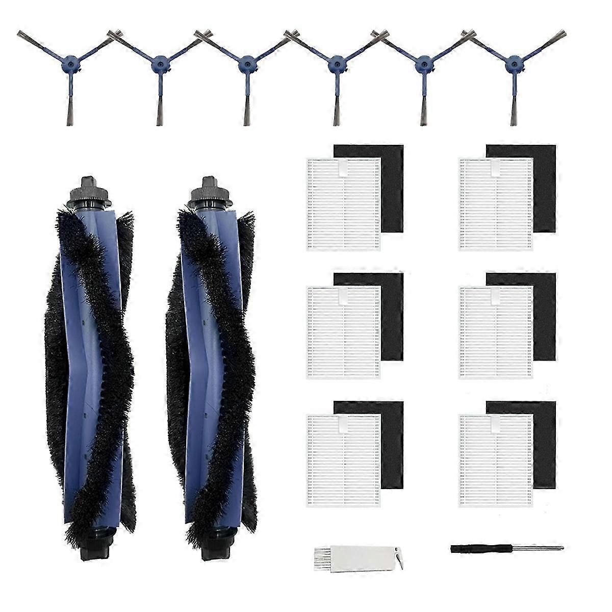 Accessories for G50/Hybrid G50/L60/L50 - Including 2 Main Brushes, 6 Side Brushes & Filters with Sponge