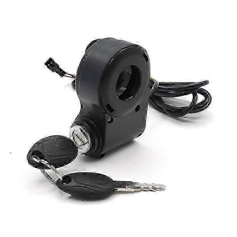 E-Bike Lgnition Lock Key Thumb Throttle Switch Power compatible with KUGOO M4 M5/Xiao Mi M365 Univer