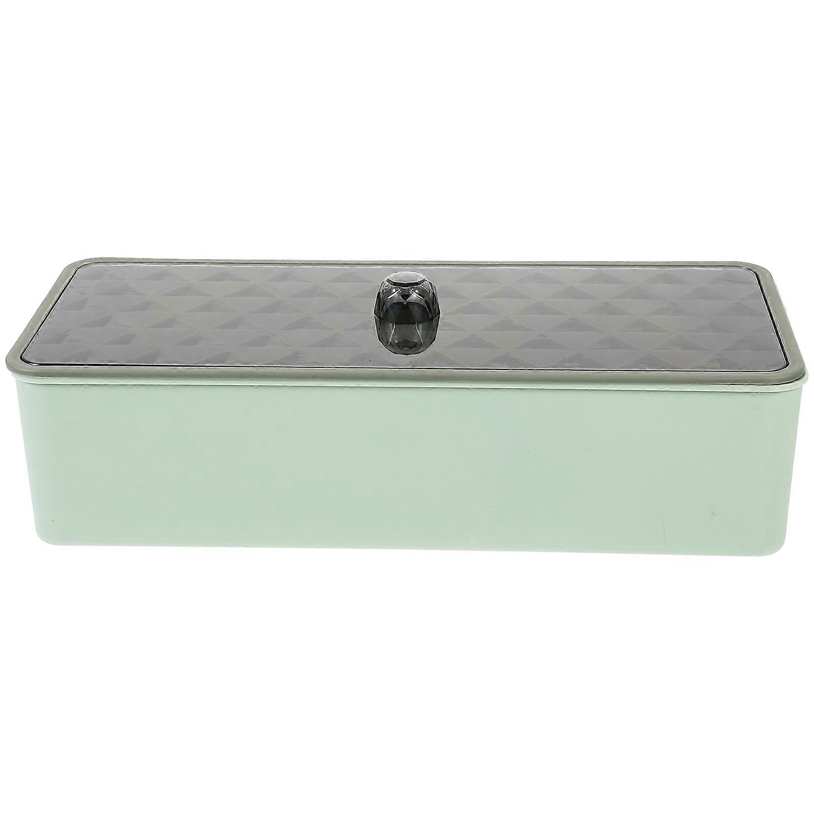 Green Chopstick Storage Case for Kitchen Supplies Made of Synthesis Material