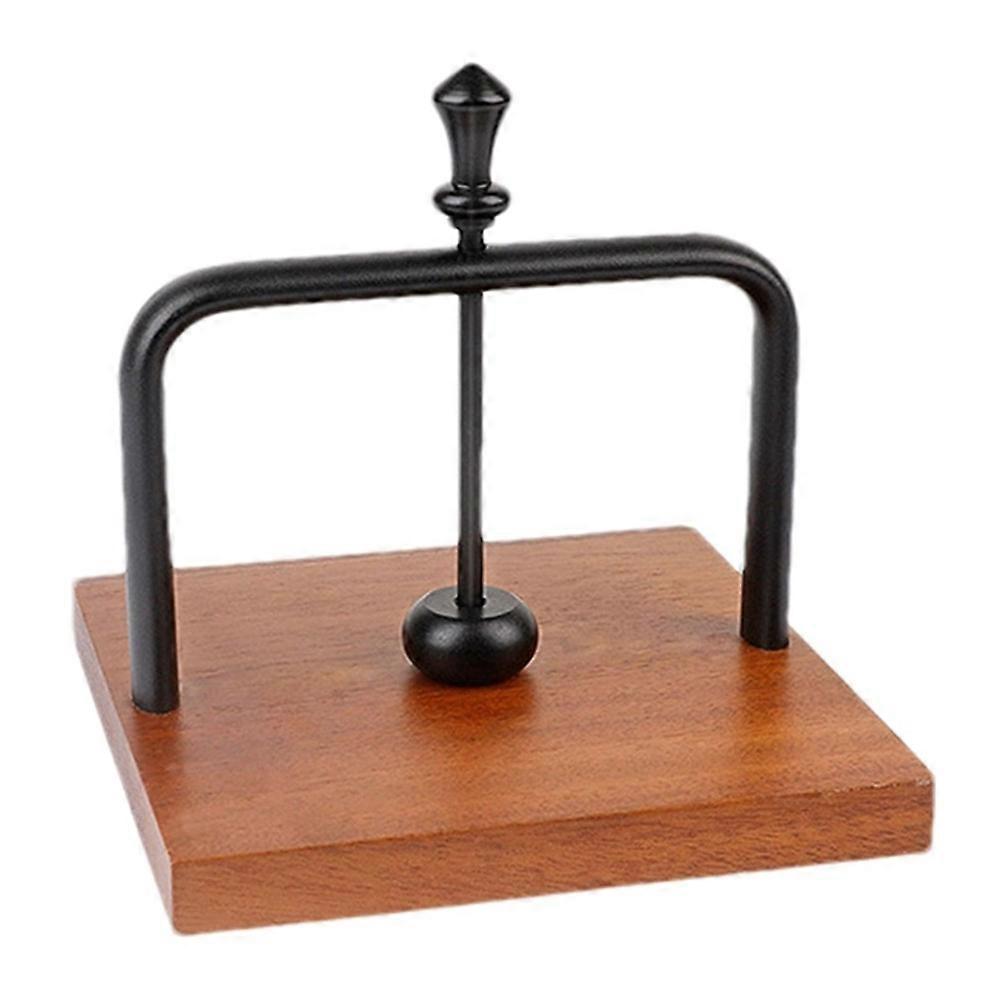 Napkin Holder Wood Square Tabletop Napkin Dispenser with Metal Cocktail for Restaurant, Hotel, Cafe