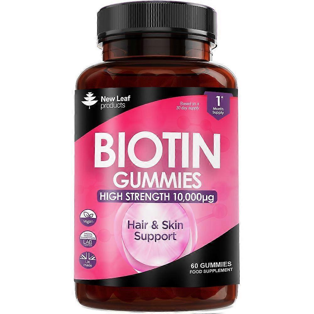 New Leaf Products Biotin Gummies 60 gummies - 2 Pack
