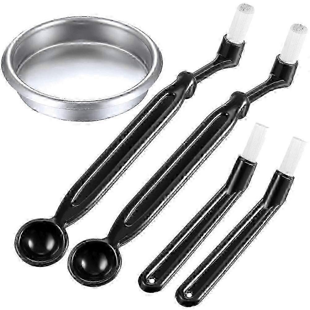 5pcs Small Cleaning Brushes for Espresso Machine, Compatible with Most Models, Essential Cleaning Tools for Coffee Makers