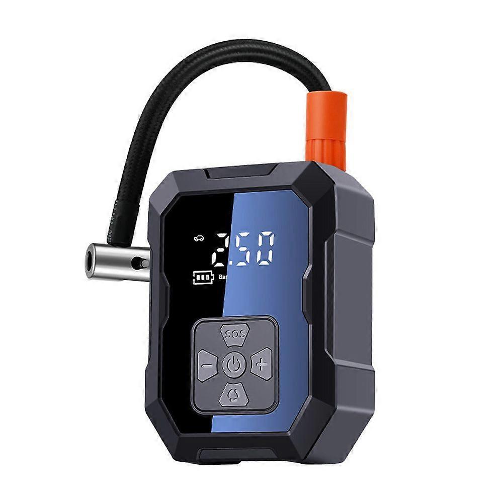 Car Tyre Inflator Cordless Digital USB Rechargeable Tire Air Compressor Pump Kit