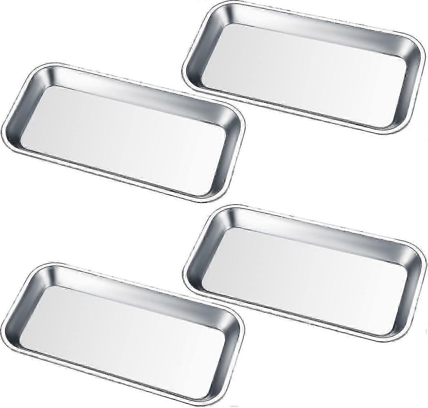 Stainless Steel Tray for Instruments Tools Dental Lab Use