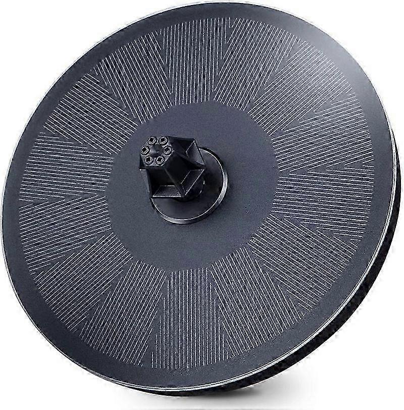 Solar Fountain, Upgraded 2.2W Solar Birdbath Fountain with 4 Nozzles and Fixer Easy to Install, Solar Powered Fountain Pump for Birdbath, Garden, Pond