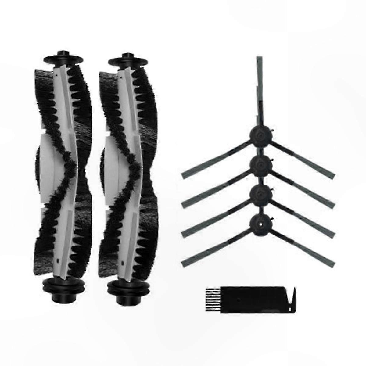 Replacement Brushes for Robot Vacuum Cleaner T7 T8 Models - 7PCS Washable Cleaning Kit Main and Side Brushes