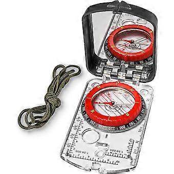 2025 Seneste model Boy Scout Sighting Compass - Justerbart deklinationsspejl, Kompasbundplade, Orienteringsløb og Vandrenavigation - Mili