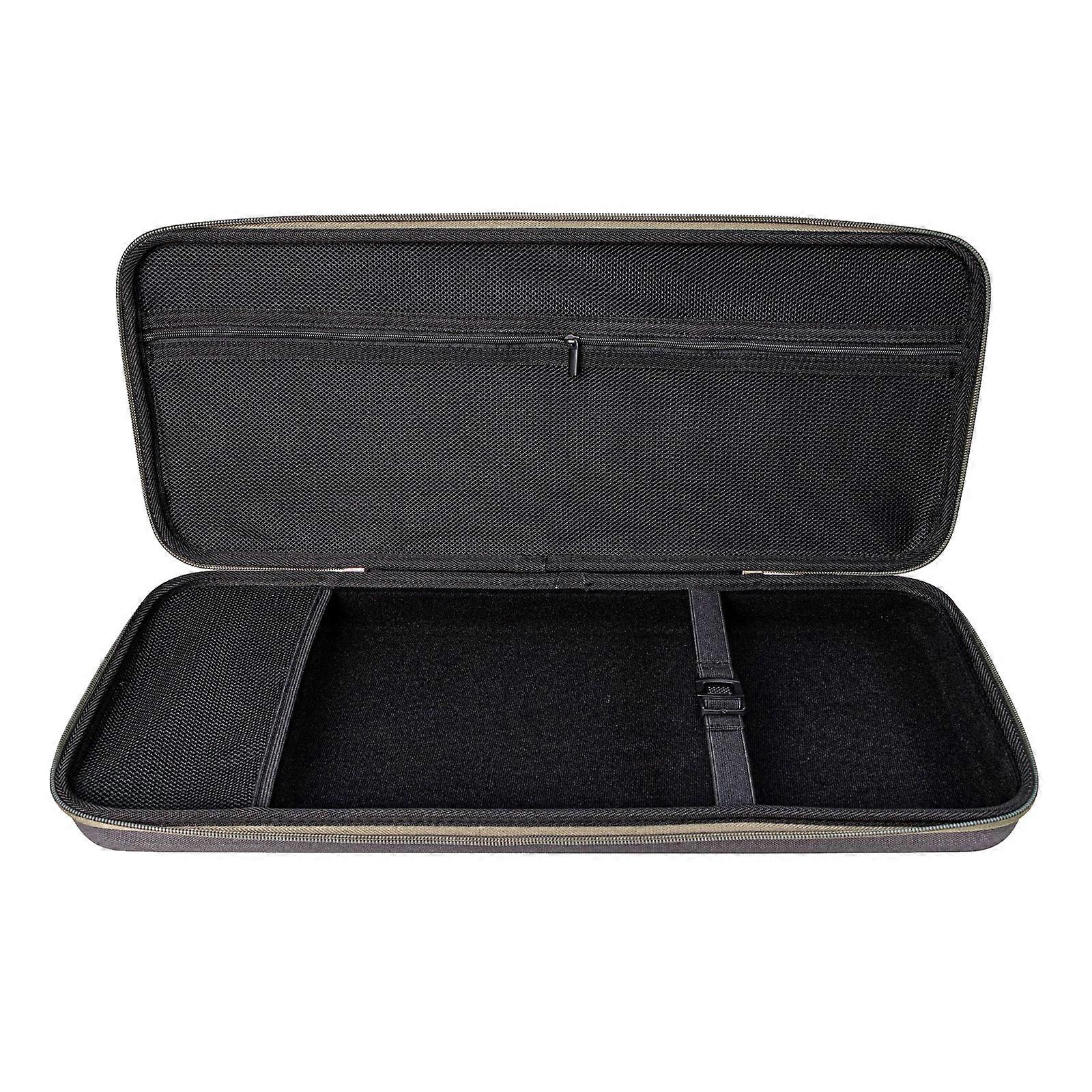 Full Size Mechanical Keyboards Carrying Case With Mesh Accessory Pocket Impact Resistant Waterproof EVA Materials Multicolor