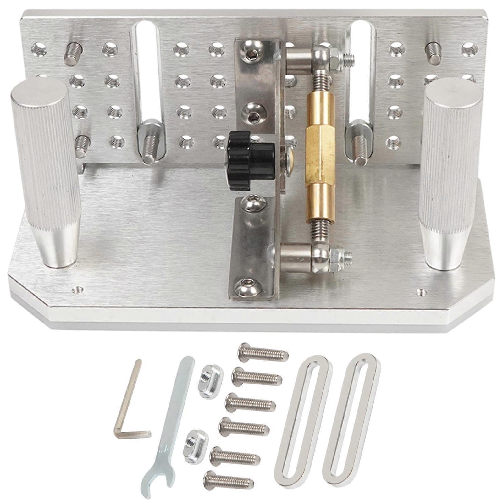 Belt Grinder Cutter Jig Sharpening Locator -5°-25°Adjustable Belt Cutter Sharpener Jig with Double Handle Accessoires Multicolor