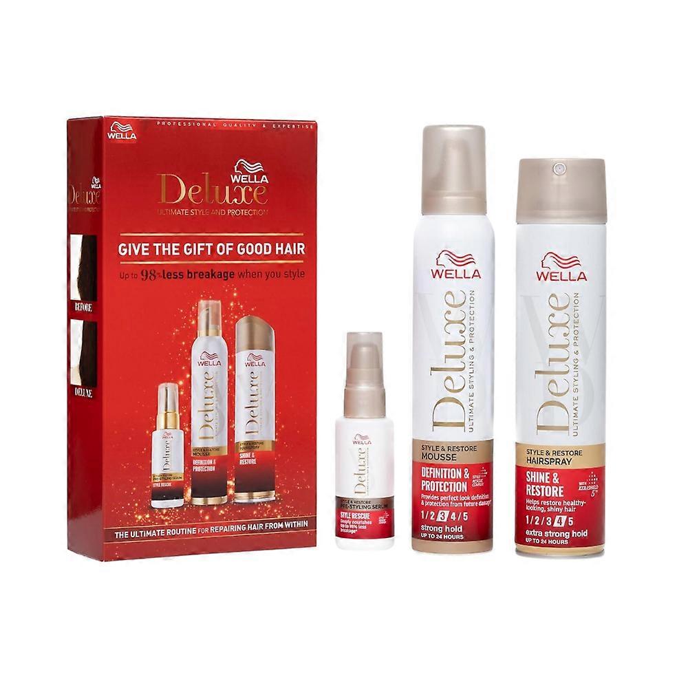 3 x coffret cadeau Wella Deluxe Repair and Protect