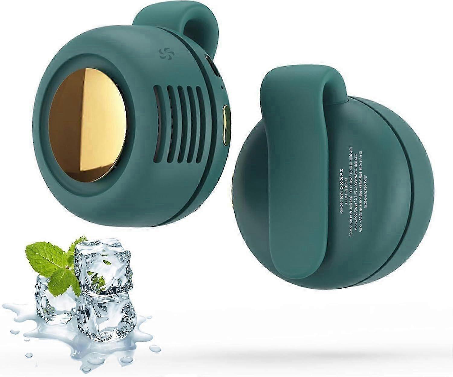 2025 Newest Portable Silent Mini Bladeless Fan Clip-On, Small Cyclone Bladeless
