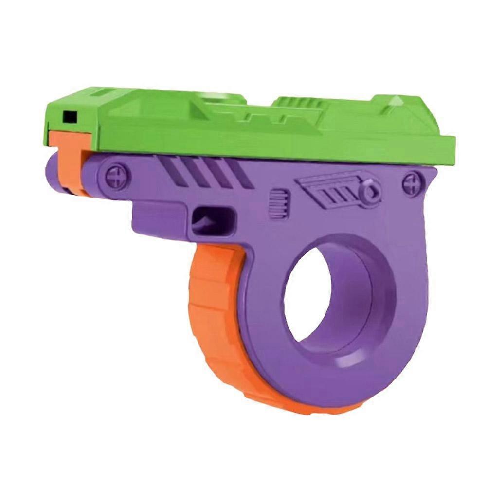 Stress Relief Toy Gun Creative Push Whistle Fingertip Carrot Gun Model Fidget