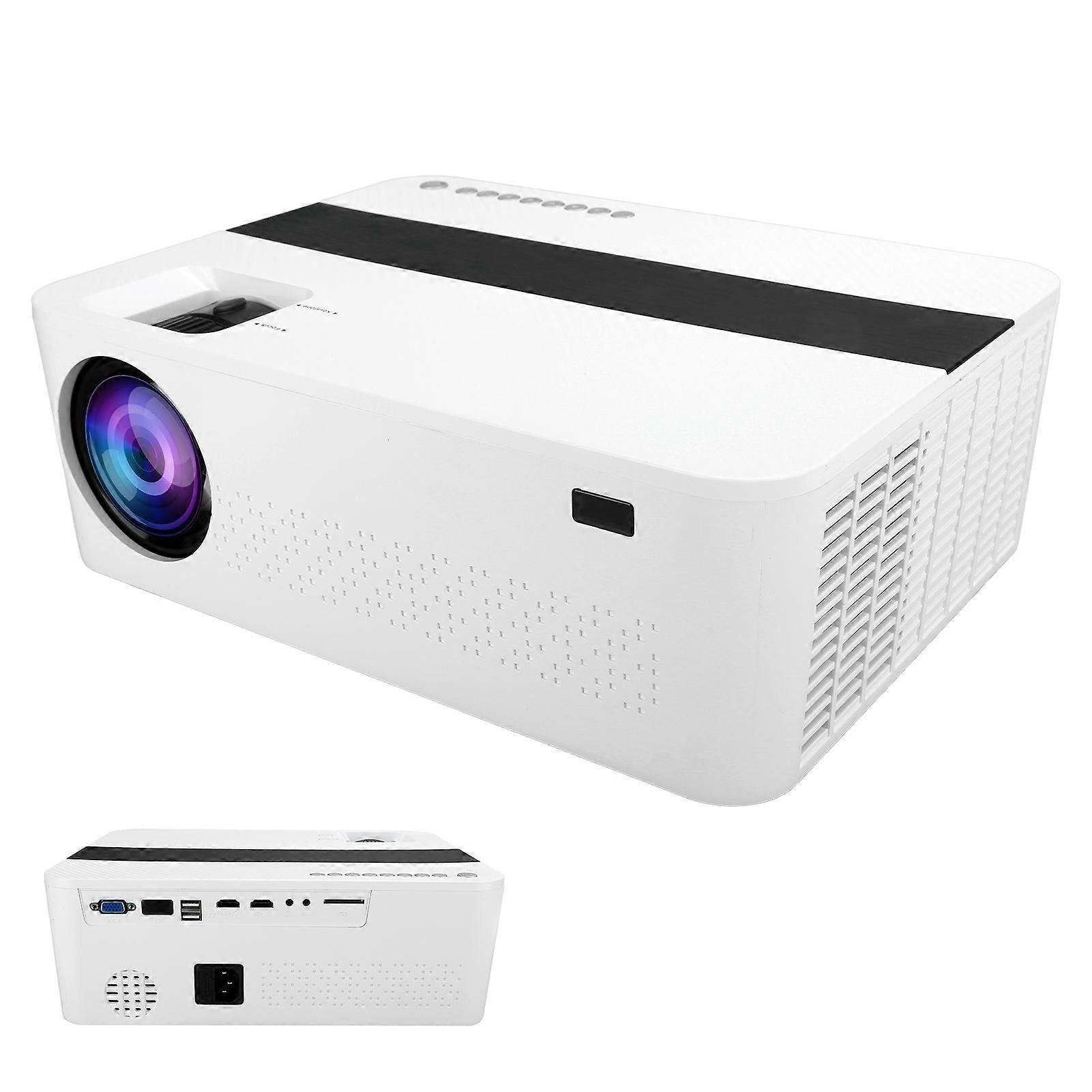 Portable Silver Mini LED Projector H6 1920x1080 2000lm 5.8" TFT