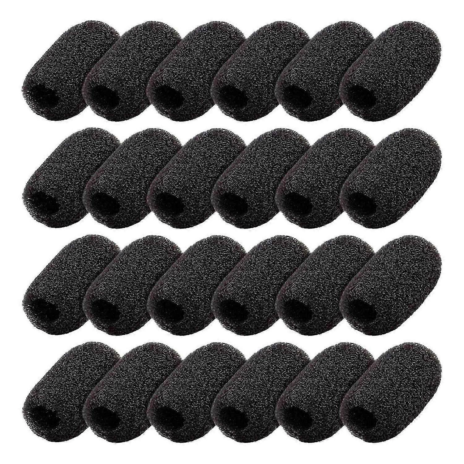 24Pack Mini Foam Sponge Shield Protection for Lavalier and Lapel Mic