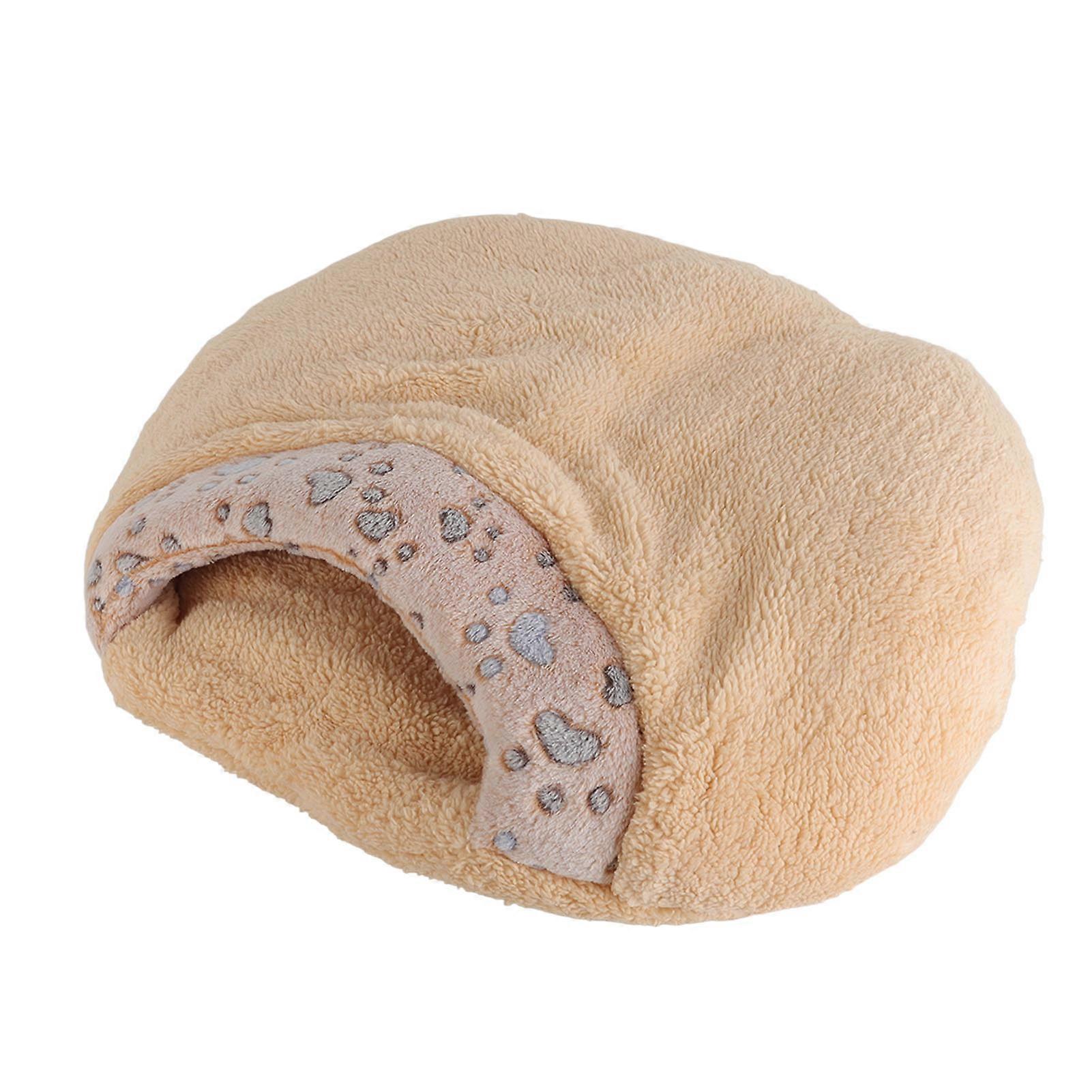 Thick Soft Hooded Cat Bed Self Warming Sleeping Bag for Cats