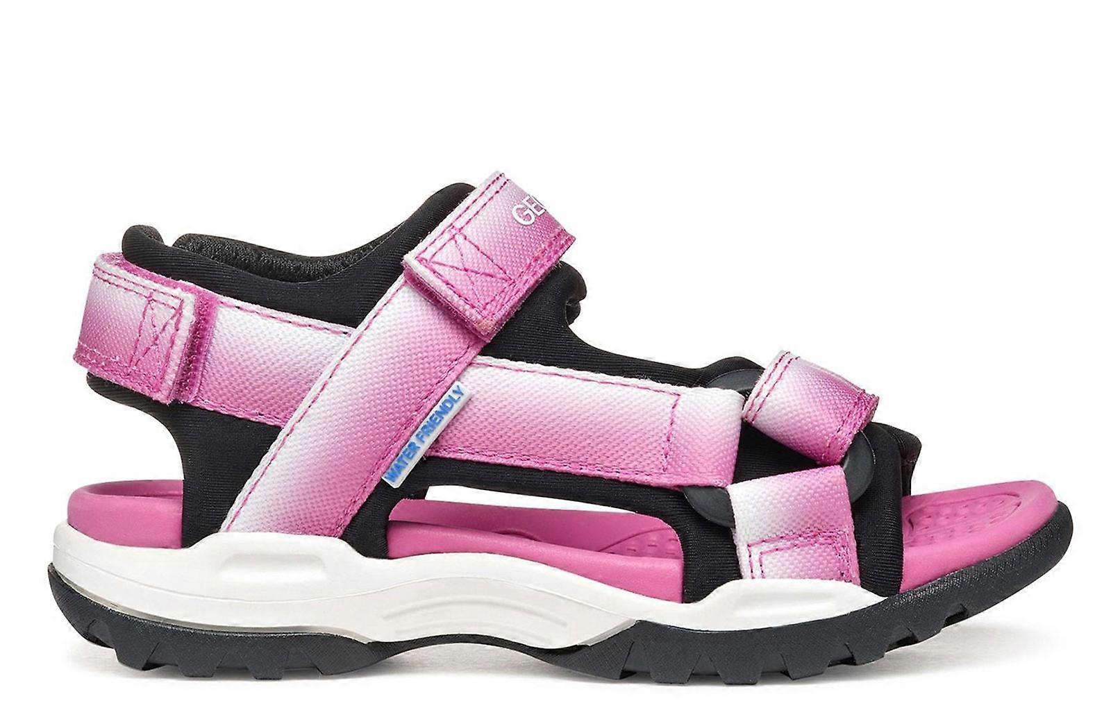 Geox Borealis Water-Friendly Sandals Fuchsia/Black