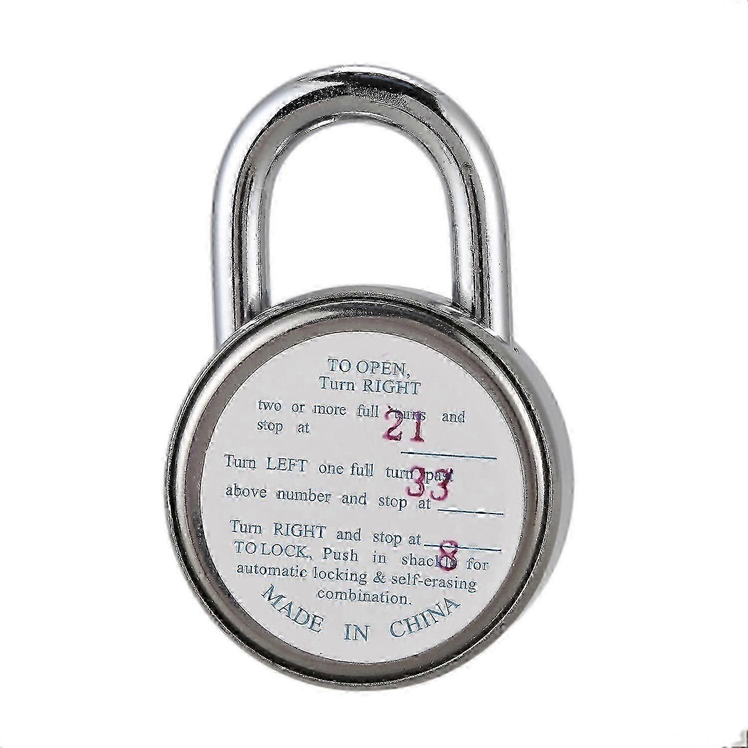 Master Coded Lock 50mm With Round Fixed Dial Combination Padlock 2025