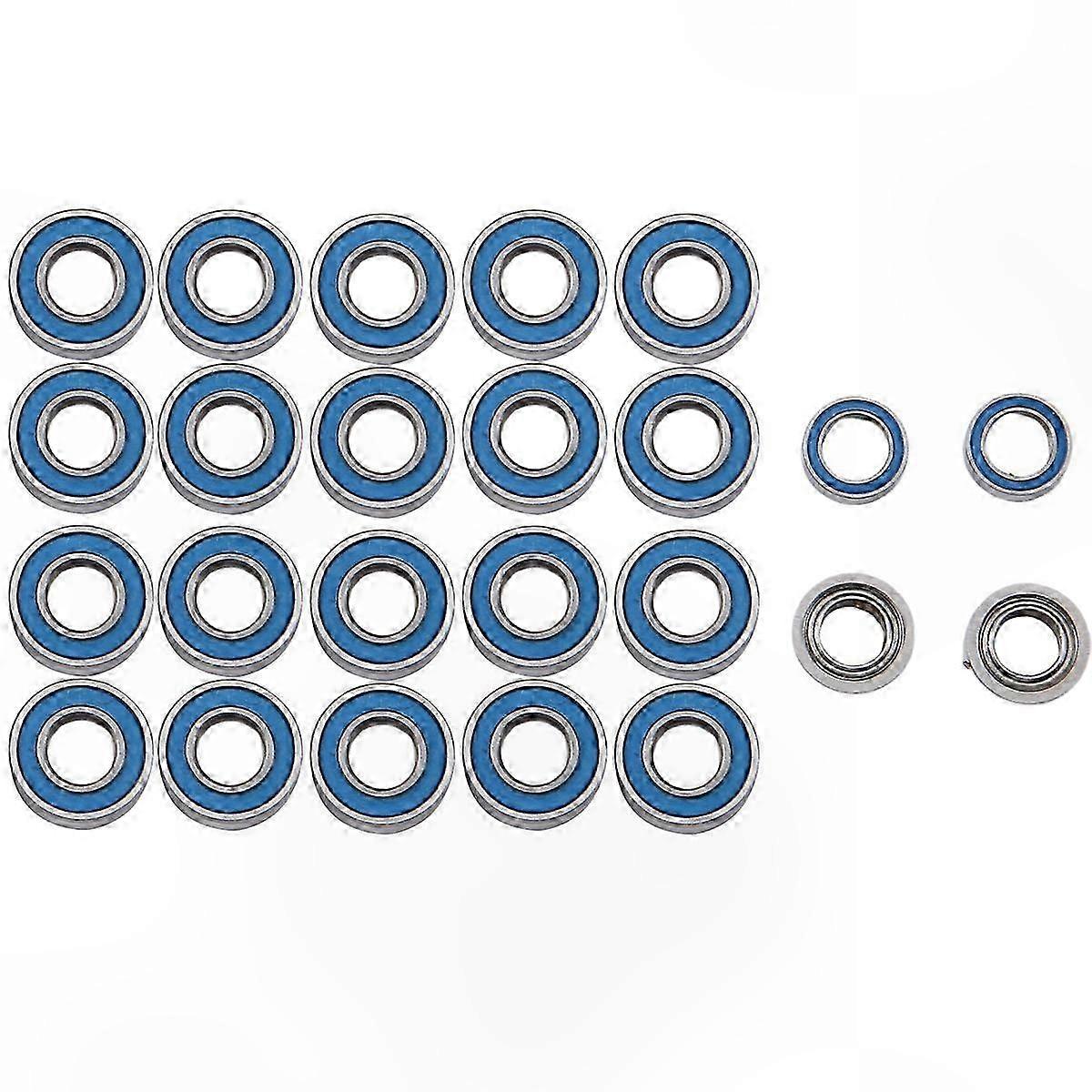 24Pcs Sealed Bearing Upgrade Kit for RC Car Models
