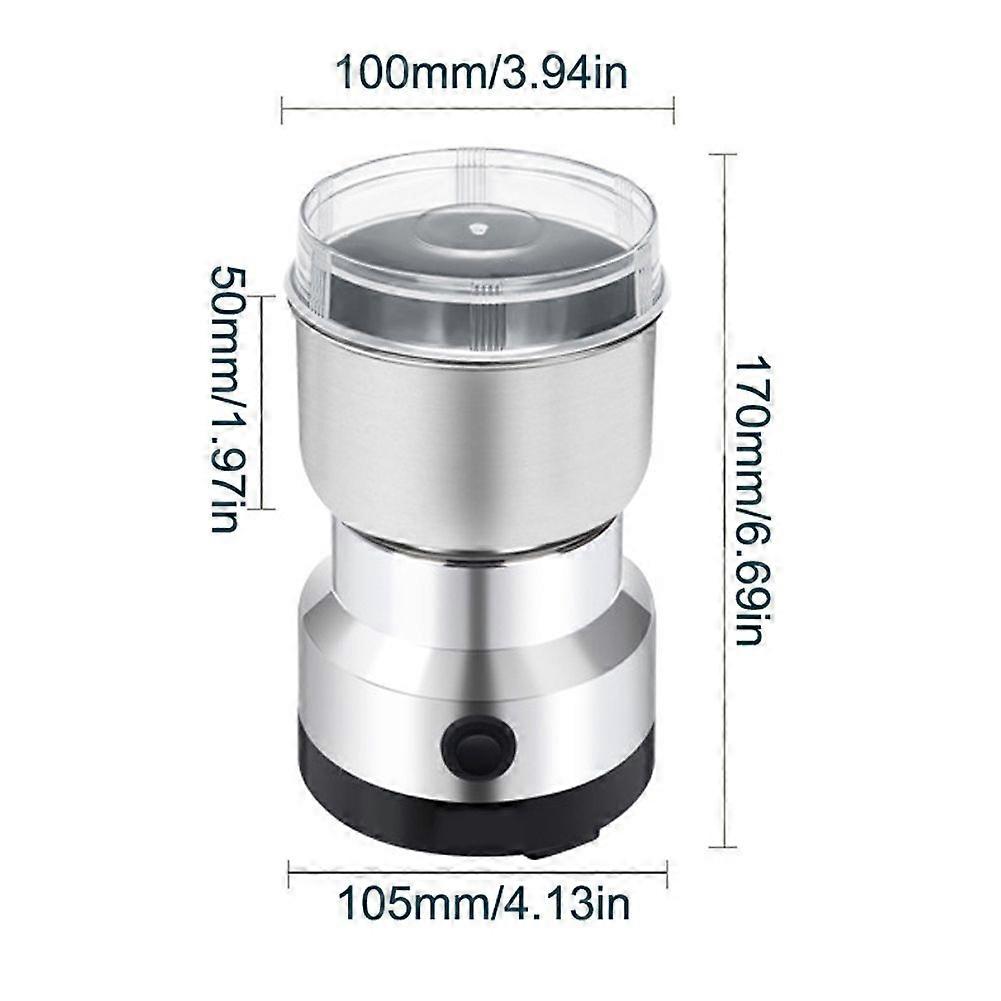 Multipurpose Electric Coffee Bean Grinding Tool Stainless Steel Milling Machine for Seeds Spices Nuts