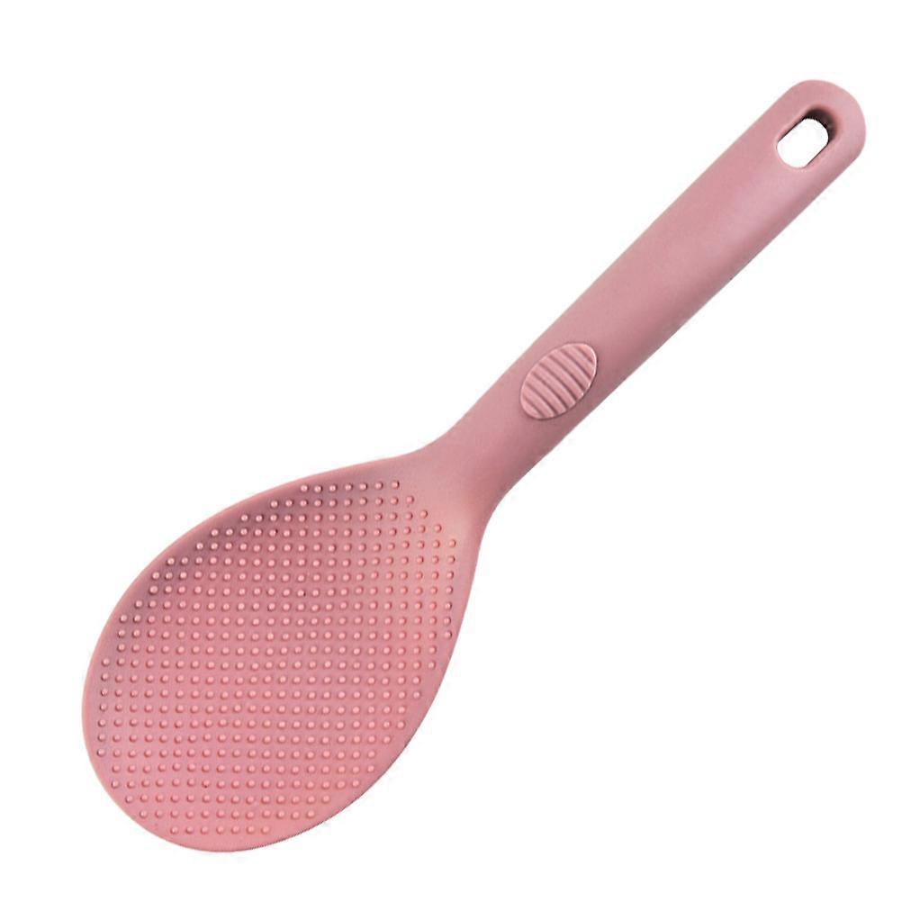 Silicone Rice Paddle for Kitchen Use 1Pcs High Temperature Resistant Pink Scoop