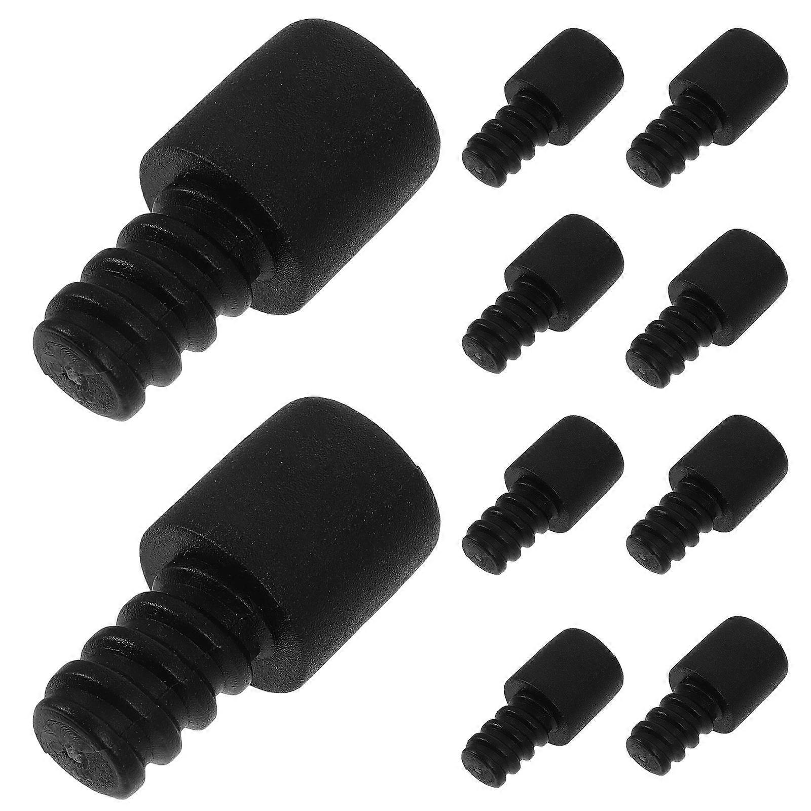 Toilet Brush Handle Accessory Self-Locking Adapter 10Pcs for Home Use