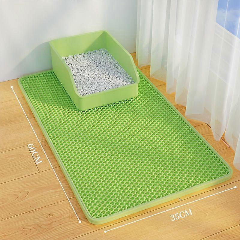 Cat Litter Mat Super Large Size Double Layer Anti-scatter Trapping Mat