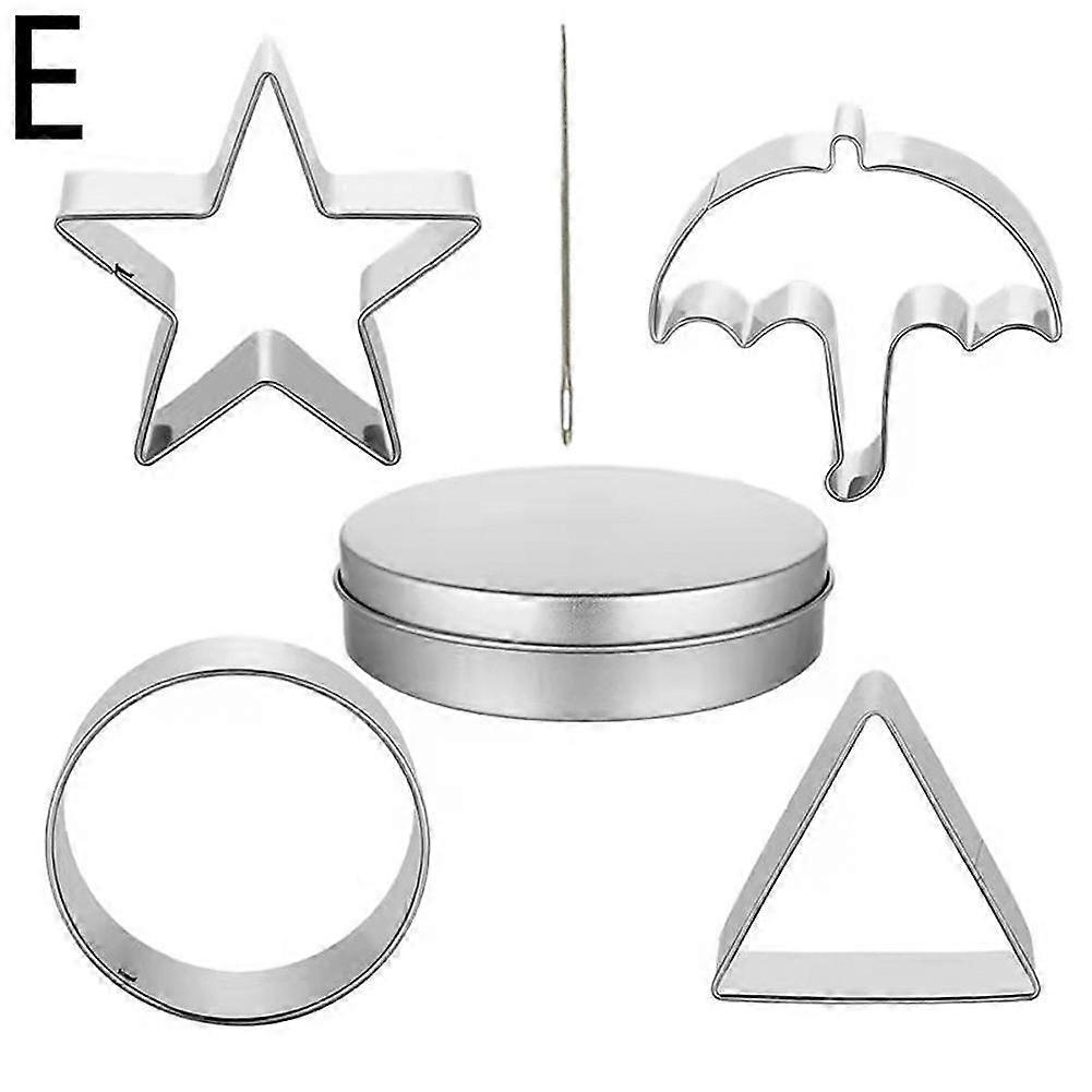 /112Pcs Candy Molds Cookie Biscuit Cutter Tool with Needle