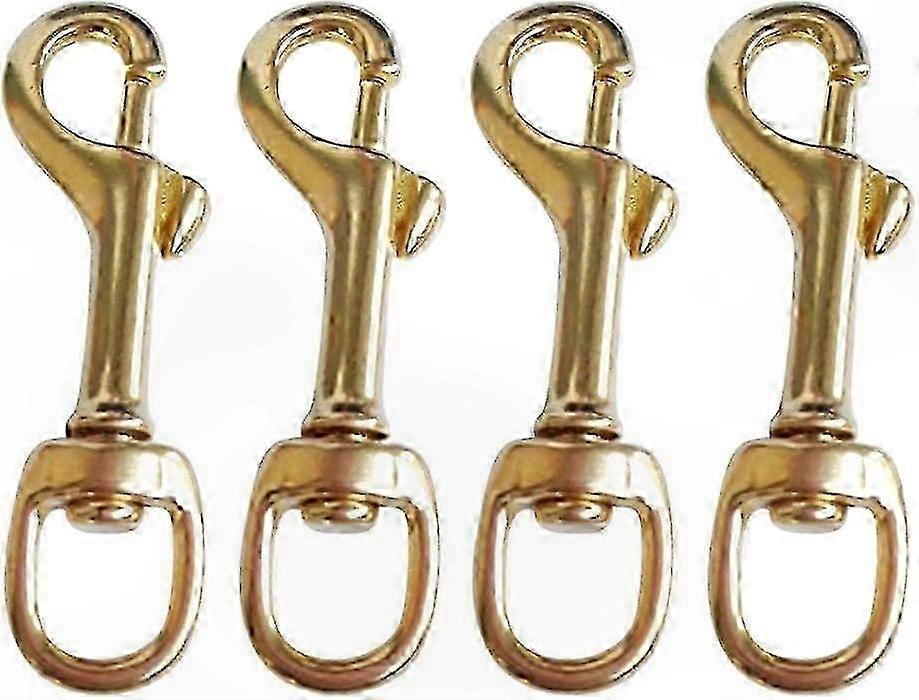 4-Pack Swivel Eye Bolt Snap Hooks for Diving and Outdoor Use