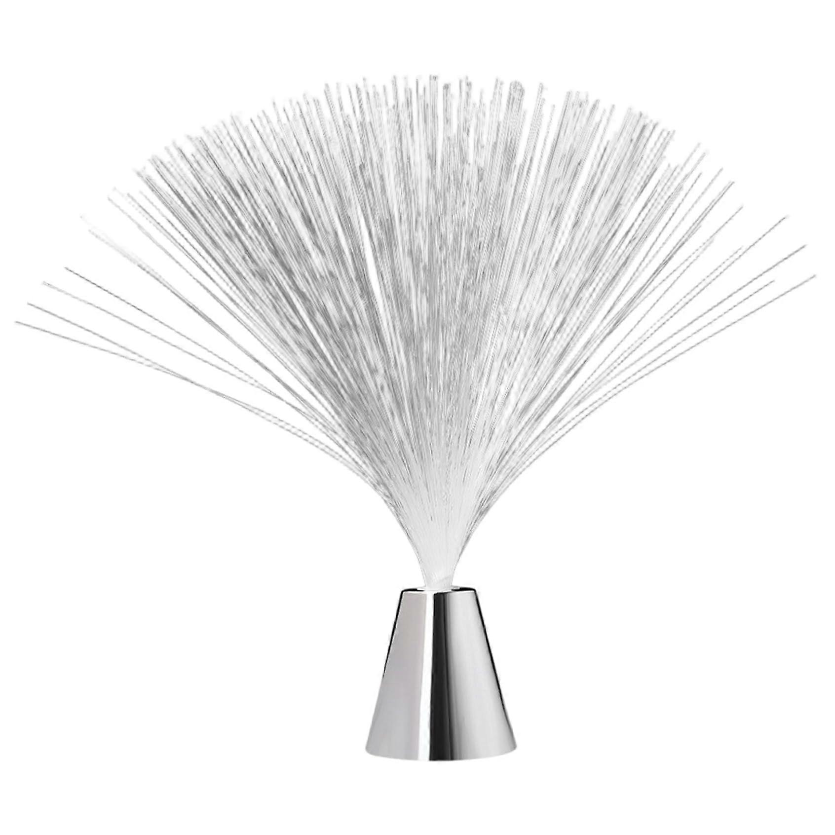 Fiber Optic Light Color Changing Night Lamp with Cone Base for Bedside Mood Lighting, Home Decoration for Christmas and New Year
