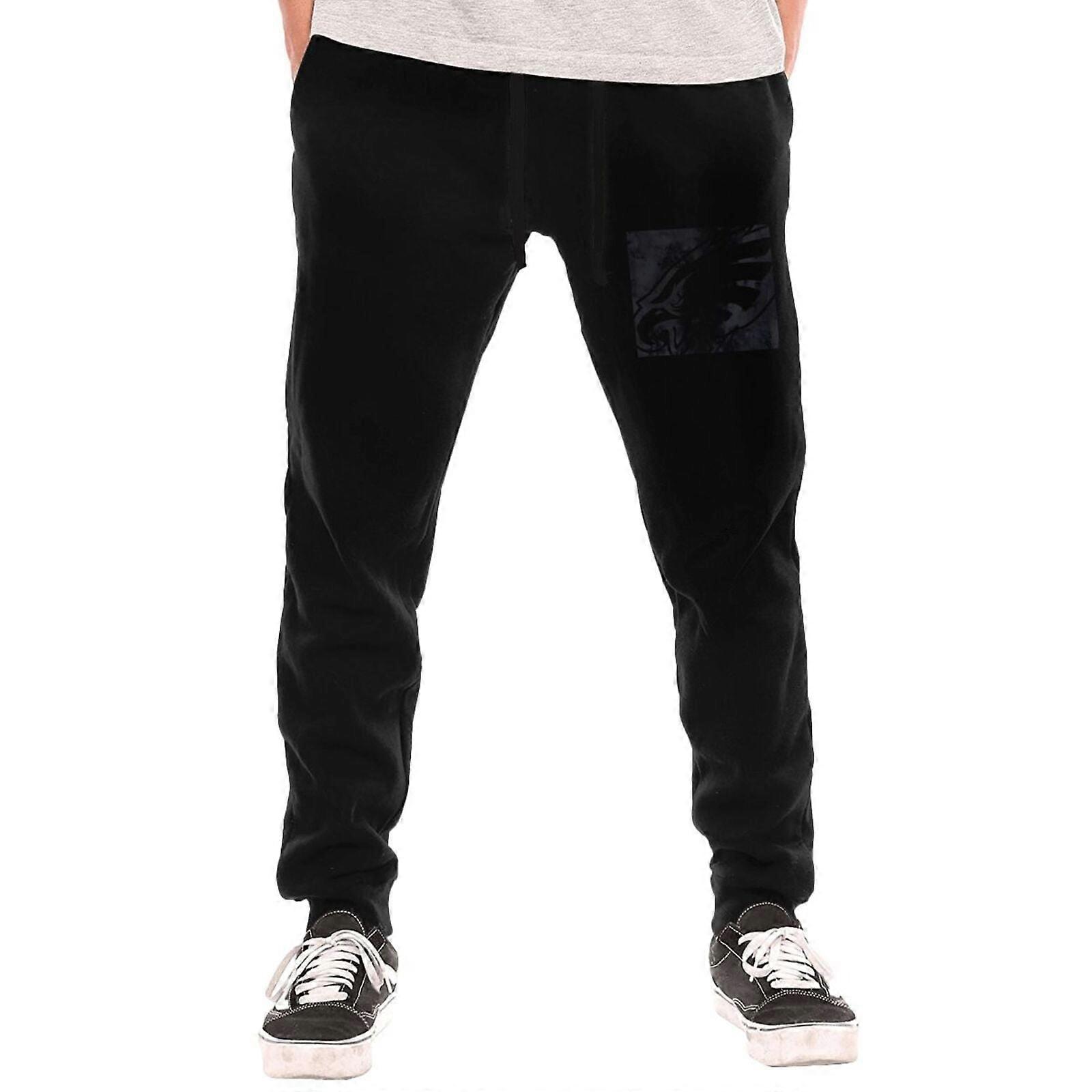 Eagles Football team men's long sweatpants boys' pure cotton casual sweatpants youth sports trousers men's bottoms contain fleece not easy to deform