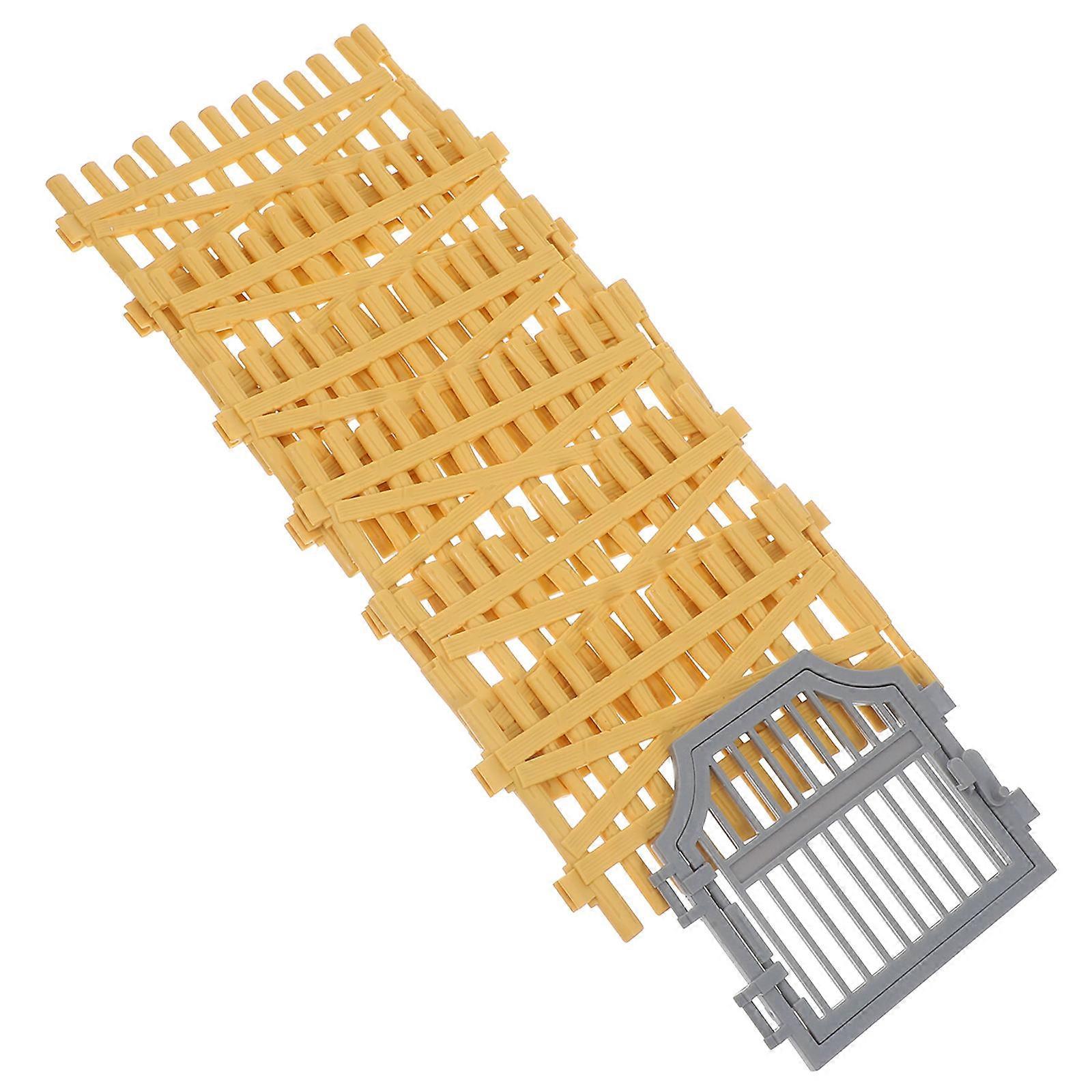 Horse Stable Fence Toy Mini Corral Fence for Decoration with 5Sets