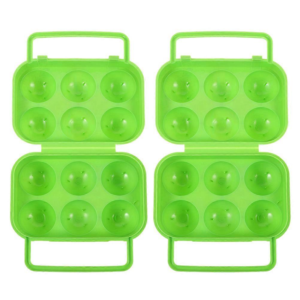 Plastic Egg Holder Camping Egg Container for Holding Eggs 10Pcs Set