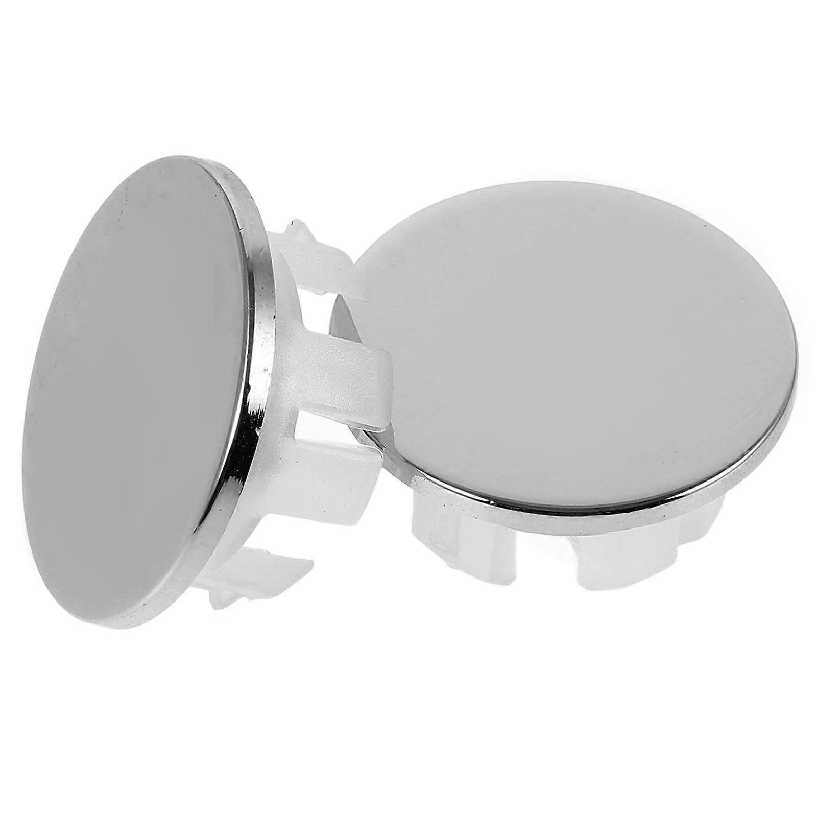 Wash Basin Overflow Cover Plastic Plug for Sink Drain 8 Pieces