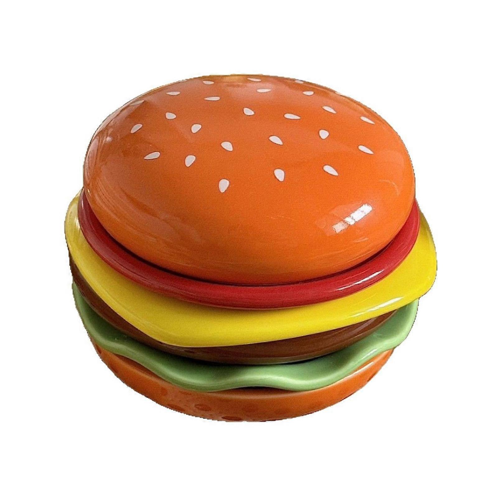 Stackable Ceramic Plate Set 6-Layer For Kitchen Tableware Six In One Tableware Set Burger Bowl Plate