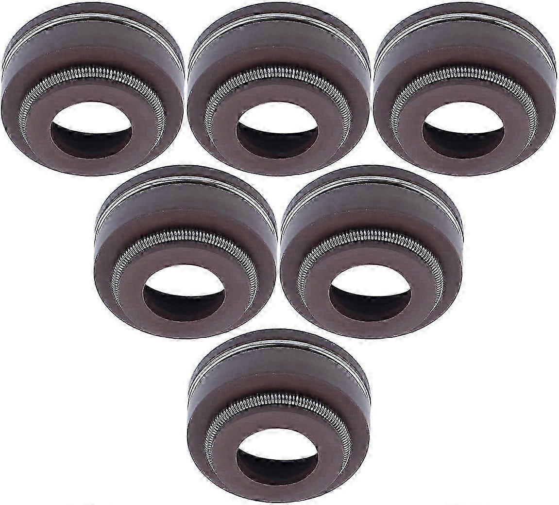 6pcs Valve Stem Seal for Honda GX390 GX340 GX270 GX240 13HP 11HP 9HP 8HP Engine Replace 12209-ZE8-003 hwy