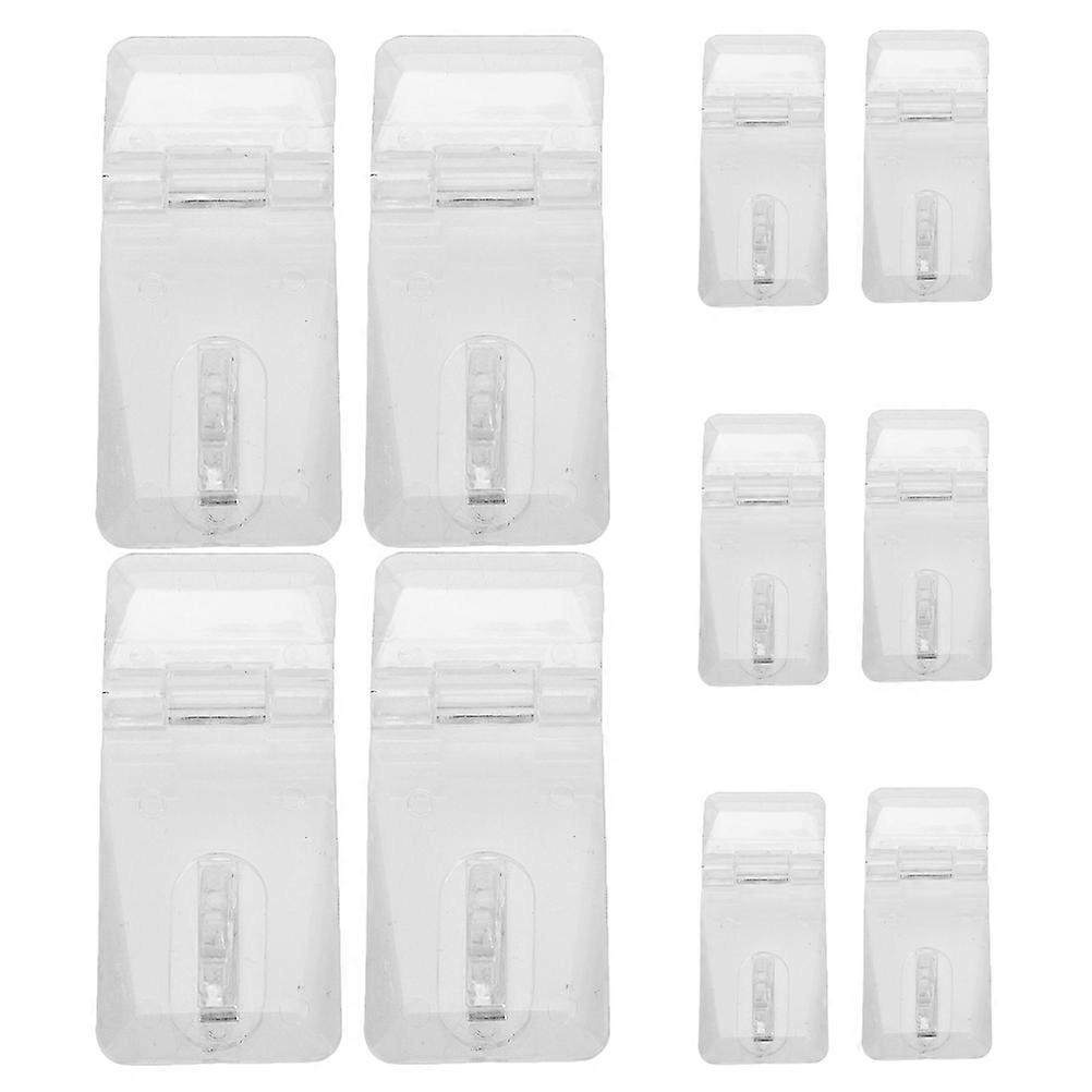 Mini Hinge Hasp Acrylic Lock for 20Pcs Clear Transparent Application
