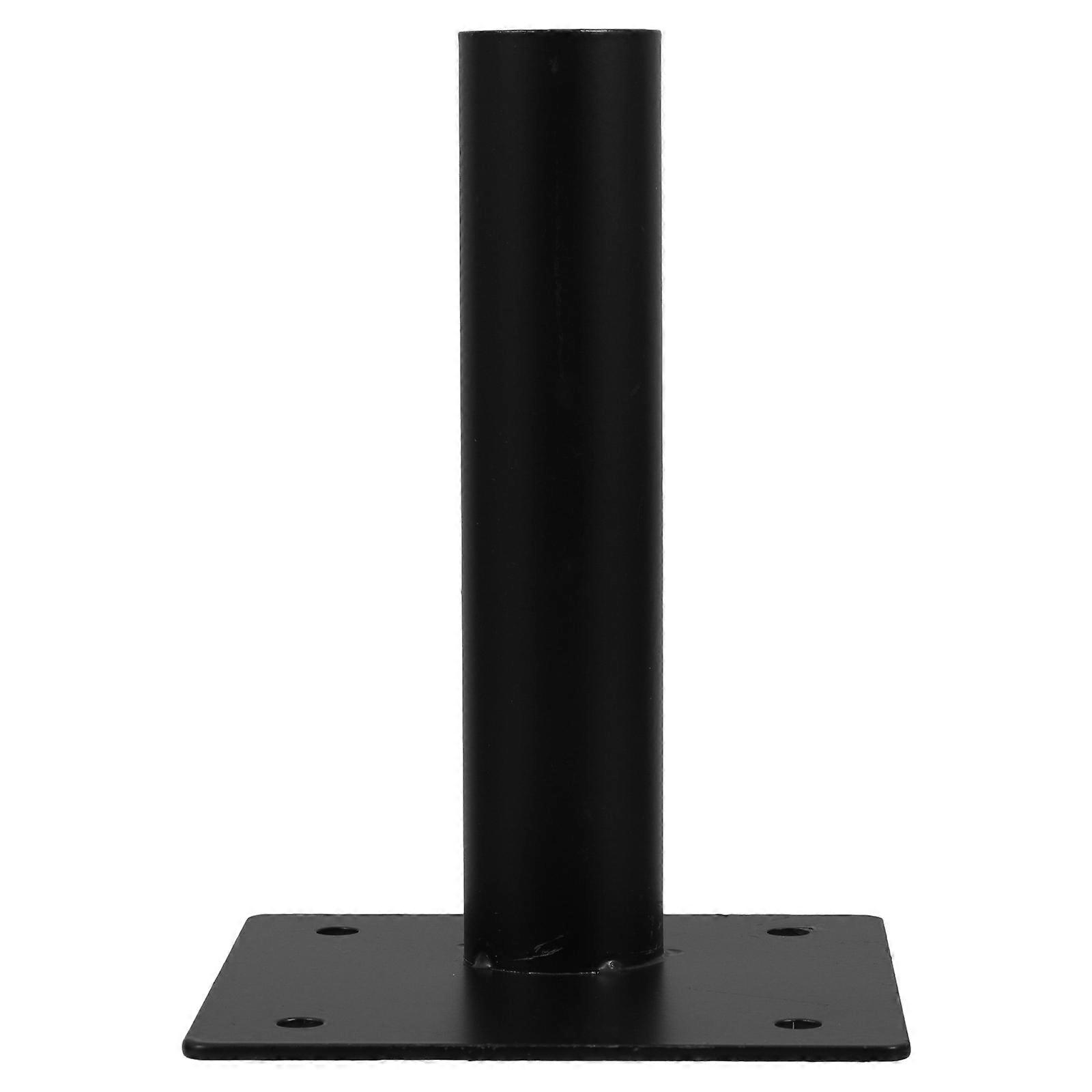 Plastic Fence Base Kit For Garden And Villa Use 4Pcs Black Stabilizing Fence Stands Supply Set