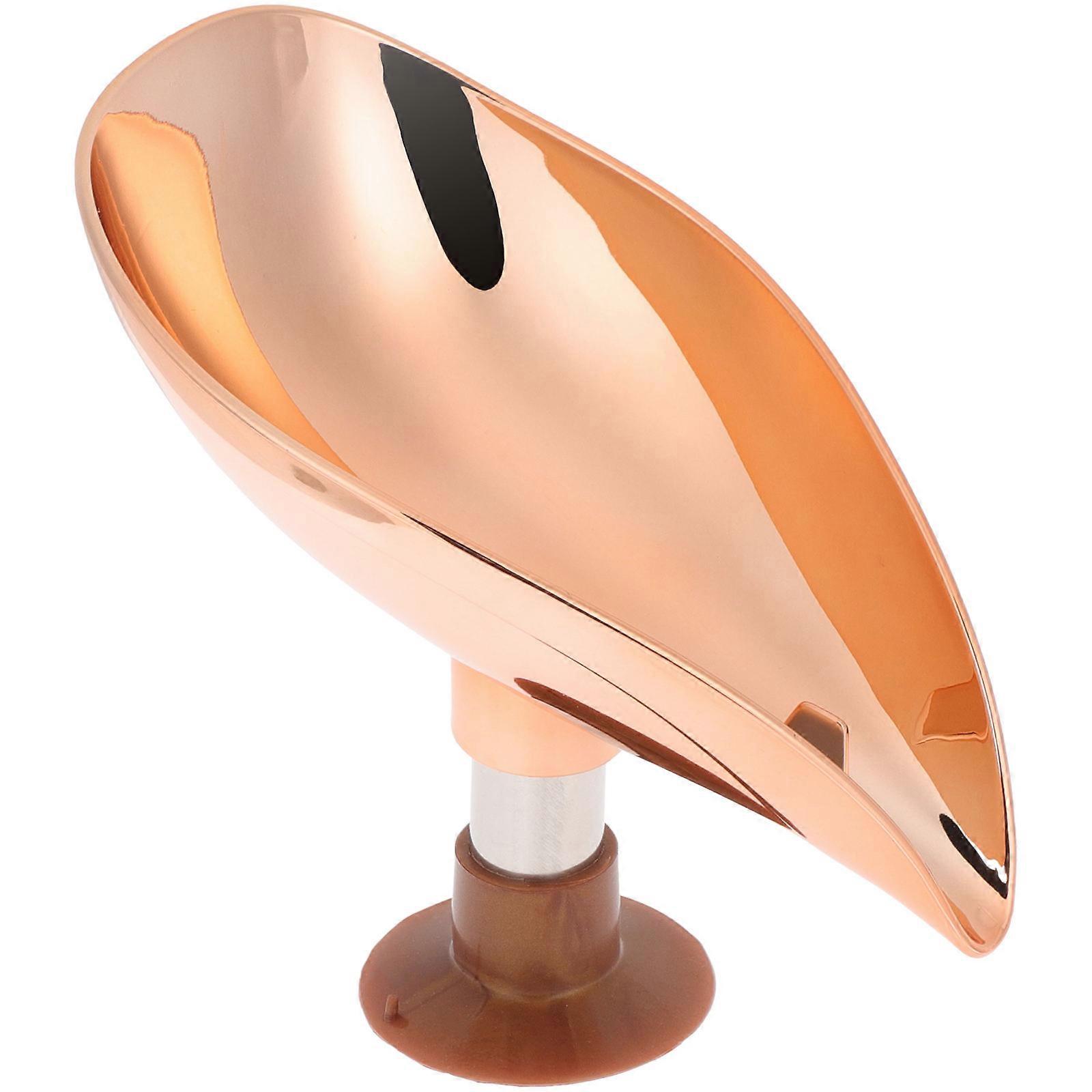 Shower Soap Tray Plastic Drainage Feature Keeps Clean Unique Leaf Style 17x9cm 1Pack