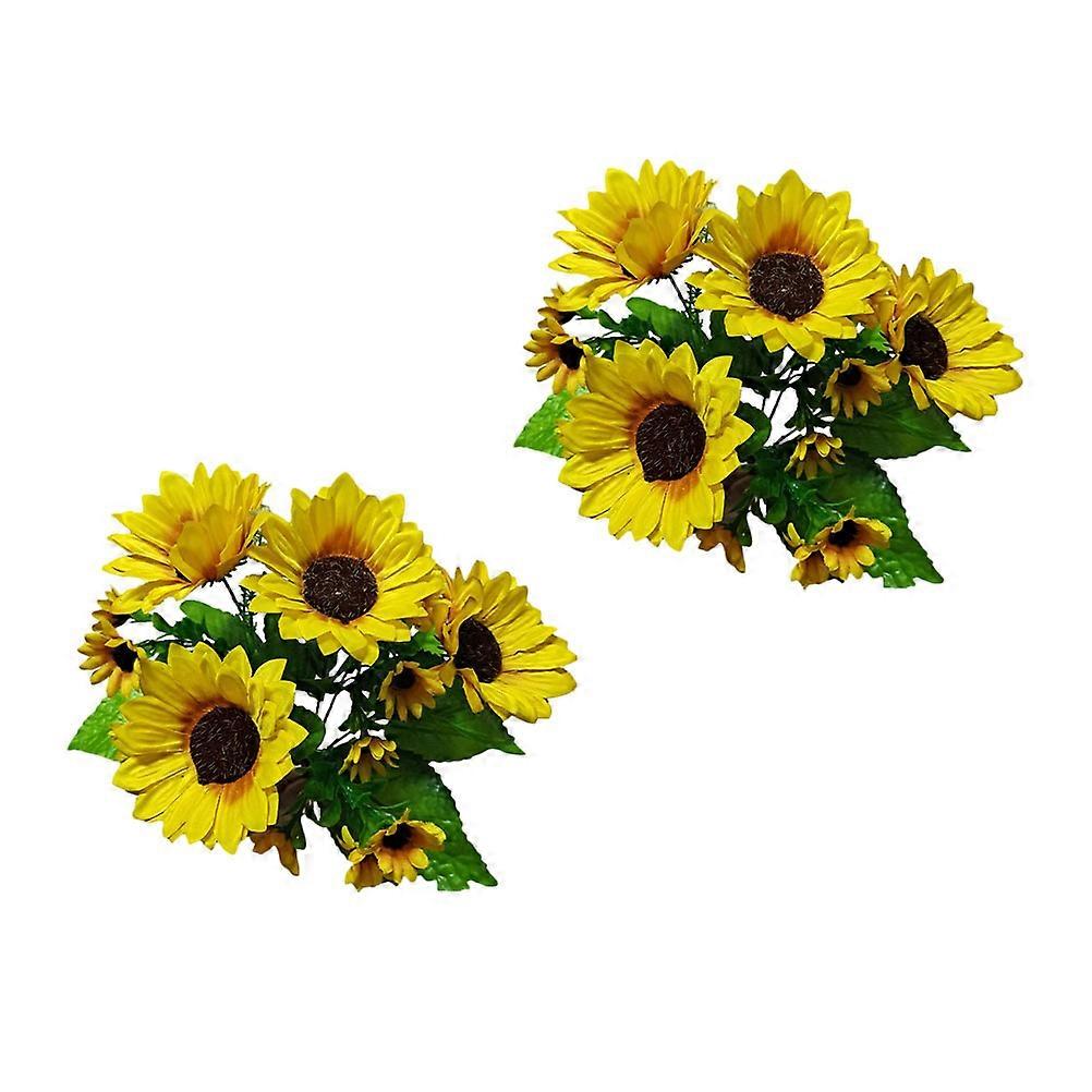 Simulated Flower Artificial Sunflower Decor for Decoration 4 Bunches