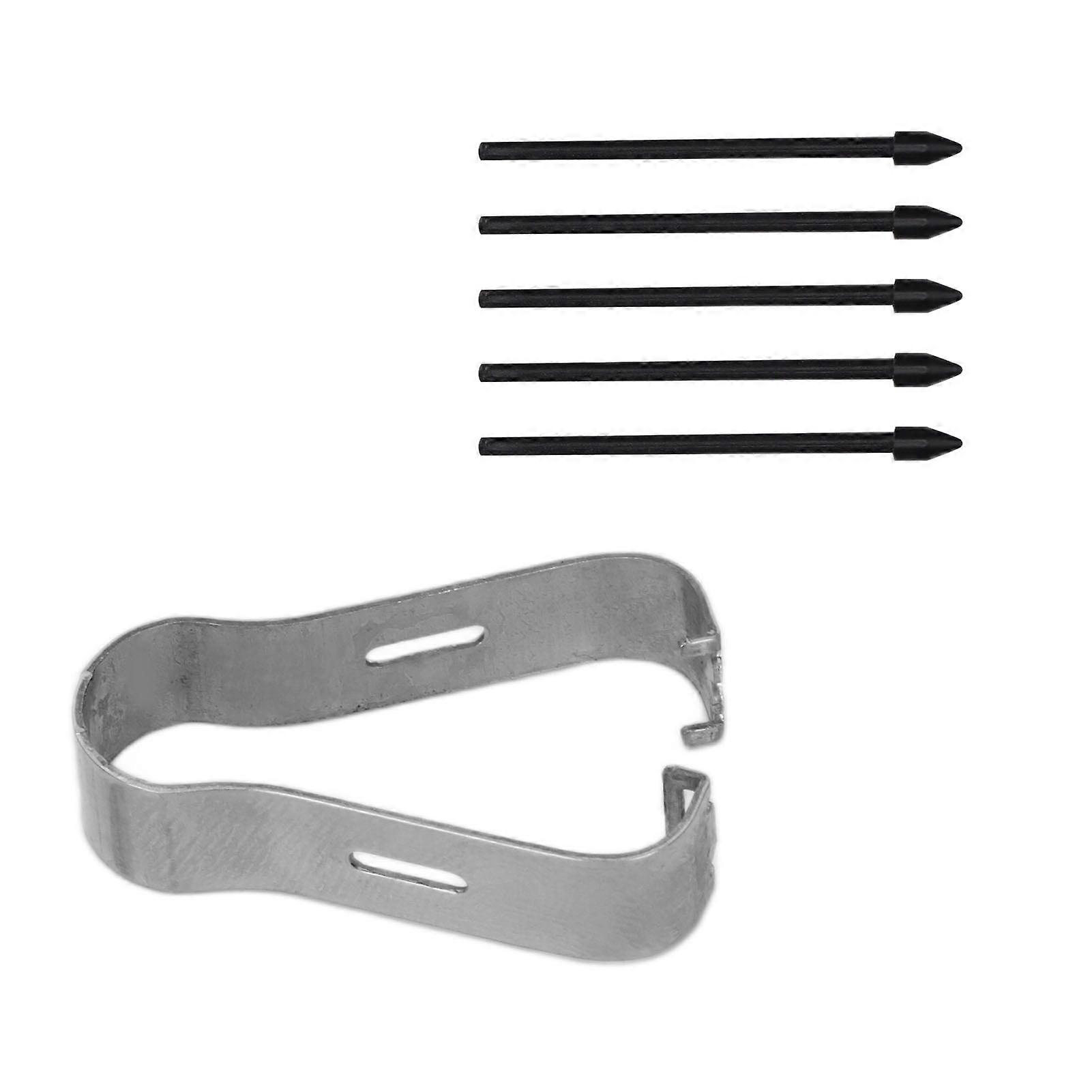 5Pcs Stylus Tips Accurate Sensitive Scratch Free Portable Replacement Touch Stylus NibsBlack